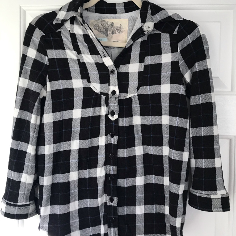 XS Kimchi Blue plaid shirt
